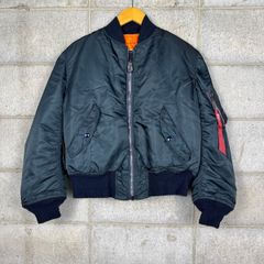 ALPHA MA-1 フライトジャケット アルファ サイズ メンズ S ミリタリー 古着 b25020917