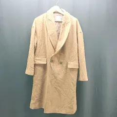 ◇ SALON adam et rope ダブルボタン ロング丈 裏地あり 両サイドポケット 長袖 コート サイズM ブラウン レディース E  【1307120034793】のサムネイル