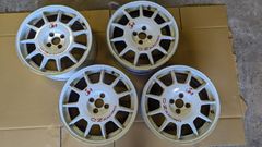 アバルト500　OZ RACING　7j +37 4H PCD 98 ハブ径 約58 ホイール４本セット