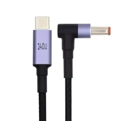 ブラック 5.5x2.5mm xiwai 1.8m/5.9フィート Type C PD充電コード USB-C オス入力 DC 5.5x2.5mm 20V アダプター 電源 100W 135W 140W 65W ジャック延長充電ケーブル ノートパソコン用のサムネイル
