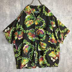パタゴニア パタロハ アロハシャツ ハレイワ店25周年記念 黒 Lサイズ ★お値段交渉を受け付けます。
