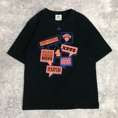 NBA ネイト・ロビンソン ニューヨーク・ニックス プリントTシャツ adidas ブラック M バスケ 古着