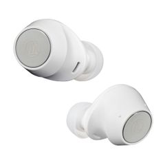オーディオテクニカ ATH-CKS30TW WH ワイヤレスイヤホン bluetooth 【完全ワイヤレスイヤホン/重低音 / IP55 防水防塵規格/マルチポイント対応/小型軽量 / 最大約20時間再生 / アプリ対応/ヒアスルー/低 [ホワイト] [単品]