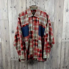 RADICAL SPOT ラディカルスポット パッチワーク チェック ネルシャツ