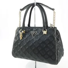 GUESS ゲス La Femme Small Girlfriend Satchel 2Wayバッグ ブラック ※中古