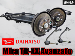【希少!! 実動!!】ダイハツ 純正 L502S ミラ TR-XX アバンツァート R リア ハブナックル キャリパー ローター ワイヤー 左右セット 棚2B