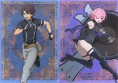 【中古】クリアファイル 藤丸立香＆マシュ クリアファイルセット(2枚セット) 「劇場版 Fate/Grand Order -神聖円卓領域キャメロット- 後編 Paladin; Agateram」 劇場グッズ