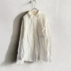 ⑧BEAMS ビームス　長袖シャツ　無地シャツ　カジュアル　シンプルSサイズ
