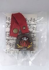 ☆新品未使用「送料込」色々取り付けられるお守りベル//達磨赤⑥//Chari-bura チャリブラ//r100