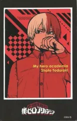 【中古】キャラカード [単品] 轟焦凍 特製フォトカード 「僕のヒーローアカデミア 缶入りチョコクランチ 第2弾」 同梱品