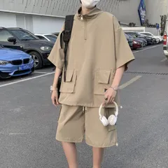 ジャージ 上下セット メンズ 夏服 tシャツ メンズ 半袖 上下セット ハーフパンツ セットアップ メンズ 夏 無地 スウェット メンズ 上下セット カジュアル おしゃれ 大きいサイズ yemi902