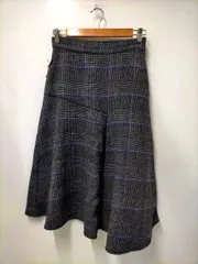 デプレ DES PRES 18AW サイドジップグレンチェックタックフレアスカのサムネイル