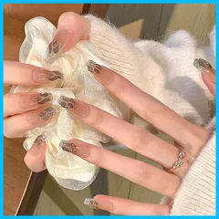 【在庫処分】デート 日常生活 パーティー 結婚式 3D付け爪 花嫁ネイル 女性 ネイルチップ ネイルチップ 長め 可愛い プレゼント ネイルシール ジェルネイル 手作りネイルチップ ネイル 両面テープ 夏 春 おしゃれ 人気 繰り返し使える 韓国 立体 光沢