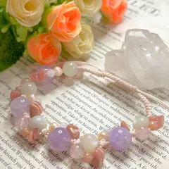 糸し糸しと言う心　天然石ブレス