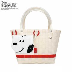 新品 2025新作 スヌーピーバッグ ミニバッグ ROOTOTE Vintage PEANUTS babyroo 8439 ルートート IP.ベビールー.バスケット.ピーナッツ-0I スヌーピー【SPORTUS】※沖縄発送不可