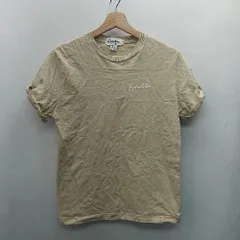 ◇ ⊂ Φ GYMPHLEX ジムフレックス ロゴ刺繍 半袖 Tシャツ サイズ16 ベージュ系 レディース E  【1412090032202】