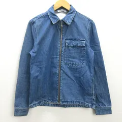 H■ザラマン/ZARA MAN フルジップ デニムジャケット Gジャン【S】MENS■126中古】