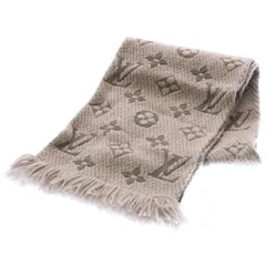 LOUIS VUITTON (ルイヴィトン) エシャルプロゴマニア モノグラムマフラー M74742 グレー