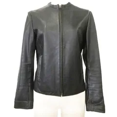 ★最終価格★【即購入可】極美品 23区 レザージャケット 羊革 38 23区◇レザージャケット・ブルゾン/38/羊革/BRW/無地/467979