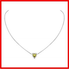 【送料無料 】08月 ChicSilver ハート ネックレス レディース 人気 シルバー925 ペリドット 誕生石 8月 アレルギー対応 かわいい アクセサリ