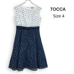 ☆美品☆TOCCA＊リボン柄＊ドッキングワンピース＊140cm - メルカリ