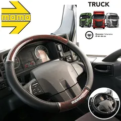 MOMO ハンドルカバー トラック用 ラグジュアリーウッド