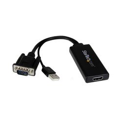 StarTech.com VGA-HDMIアップスケールコンバーター USBバスパワー対応 VGA2HDU 0