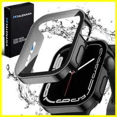 【新着商品】用 40mmアップルウォッチ 保護ケース 強化ガラスフィルム 41mm Series 44mm 9/8/7/6/SE/5/4 一体型 45mm 3D直角エッジ新デザイン メッキ加工 Watch防水ケース PC素材 Apple 高タッチ感度 全面保護