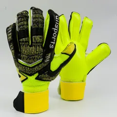 ☆ ネオングリーン ☆ 11号 ☆ キーパーグローブ 子供用 大人用 キーパーグローブ ジュニア ゴールキーパーグローブ サッカーグローブ 手袋 グローブ ゴールキーパー サッカー キッズ 子ども 子供用 大人用 ラテックスパーム フィンガーセーブのサムネイル