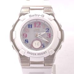 CASIO(カシオ) 腕時計美品  Baby-G BGA-1100GR レディース タフソーラー/電波 ライトグレー