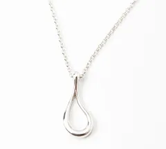 ティファニー ネックレス/ペンダント シルバー TIFFANY&Co. エルサペレッティ オープンティアドロップ