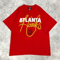 NBA アトランタ・ホークス ロゴ プリント Tシャツ UNK レッド XL 古着 バスケ