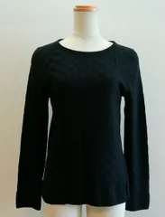 NEWYORKER ニューヨーカー セーター ニット 長袖 Mサイズ ブラック 0607 bhndu a202h 0604