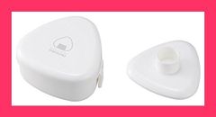 【スタッフおすすめ！】OSK(オーエスケー) 弁当箱 にぎらずに作れる 爆弾おにぎりケース ホワイト 290ml日本製 押し型付 電子レンジ対応 おしゃれ かわいい 大容量 簡単 時短 ランチボックス 大人用 子供用 学生 男女兼用 LS-
