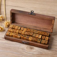 ☆ Aタイプ ☆ スタンプセット pmystamp002 スタンプ アルファベット スタンプセット はんこ ハンコ ミニスタンプ 木箱 木製 英字 小文字 記号 おしゃれ シンプル イニシャル 名前 なまえ レトロ アンティーク 文具 文房具 デザインスタンプ