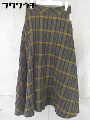 ◇ SENSE OF PLACE by URBAN RESEARCH サイドジップ ロング フレア スカート サイズ38 ネイビー イエロー レディース 【中古】 【1102090013973】のサムネイル
