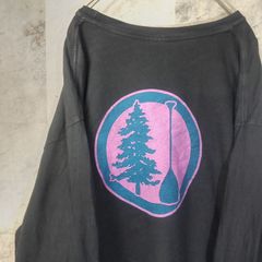 ビンテージロンT☆　USA古着　ブラック　L　C24