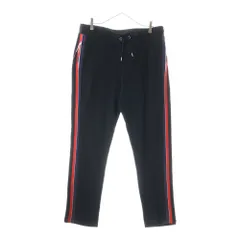 MONCLER (モンクレール) 22SS ロゴプリント サイドライン スウェットトラック ジョガーパンツ ネイビー H10918H00005 809KRのサムネイル