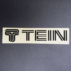 新品・未使用☆TEIN　カッティングステッカー　ブラック　1枚　縦42mm×横201mm　テイン　ていん　| ロゴ | デカール | 切り文字 | 切文字 | 新品 | 送料無料 | 匿名配送 | b_20240911_17_07784