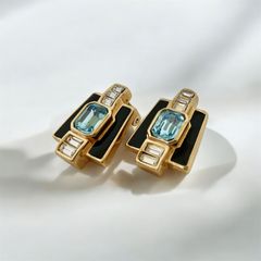 【F1614】中古品 Christian Dior ヴィンテージイヤリング 総重量約15.70g クリスチャンディオール ディオール ヴィンテージ レトロ アンティーク イヤリング  アクセサリー