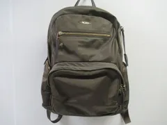 R064　tumi 　TUMI　トゥミ　レディース　ナイロン　レザー　リュックサック　リュック　ブラウン　箱袋なし　中古　usedのサムネイル