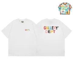 【今日特価】GALLERY DEPT レインボーレタープリント リラックスティーシャツ