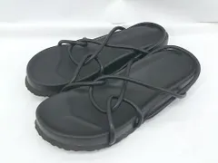 ◇ SESTO セスト 編み込み サンダル (23㎝相当) ブラック レディース E  【1303240009840】