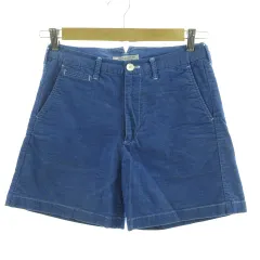 アーバンリサーチ ドアーズ URBAN RESEARCH DOORS フォーク＆スプーン FORK&SPOON パンツ ショートパンツ コーデュロイ コットン混 ストレッチ ブルー 青 1