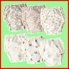 【人気商品】コットン 綿 110cm 幼児 100 90 トイトレパンツ 80 おねしょパンツ 吸水性 赤ちゃん 6層構造 通気性 6枚セット 男の子 トレパン 女の子 ベビー 保育園 トレーニングパンツ [kalavika]