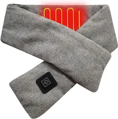 K-966 電熱マフラー 軽量 スカーフ 加熱ネックウォーマー 防寒