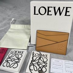 【極美品】LOEWE ロエベ パズル カードホルダー  C510V33X06 アナグラム レザー カードケース パスケース 名刺入れ