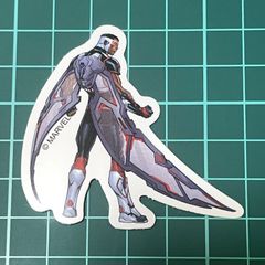 ST297 防水ステッカー シール アベンジャーズ ファルコン マーベル スマホ