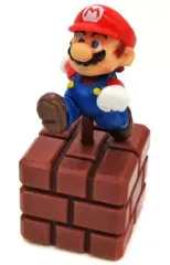 【中古】食玩 トレーディングフィギュア 3.ちびマリオ＆レンガブロック 「チョコエッグ スーパーマリオ30th」
