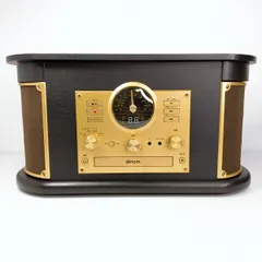 【昭和レトロ】YAMAZEN MRP-M100CR(DB)レコードプレーヤー MRP-M100CR(DB) マルチレコードプレーヤー リモコン付き(CD
